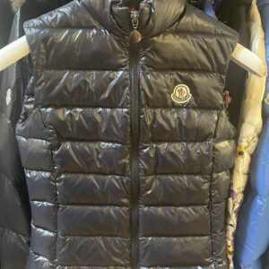 Ladies navy moncler gilet