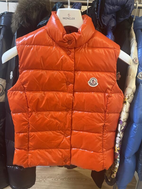 Ladies orange moncler gilet