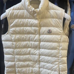 Ladies white moncler gilet