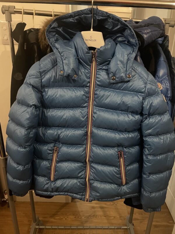Boys blue moncler jacket