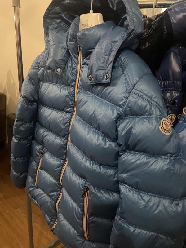 Boys blue moncler jacket - Image 2