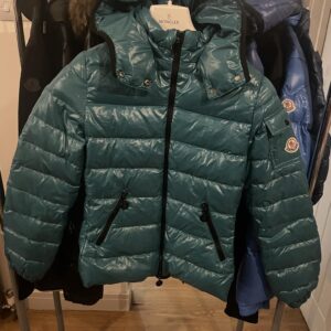Girls green moncler jacket