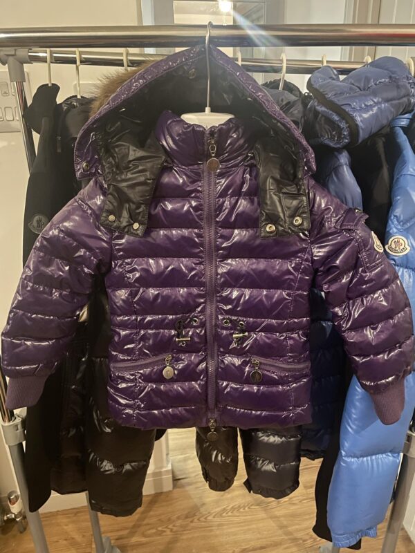 Girls purple moncler jacket