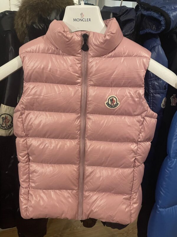 Girls pink gilet