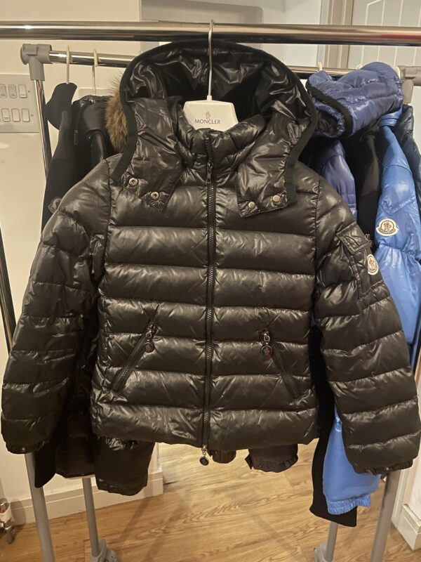 Girls black moncler jacket