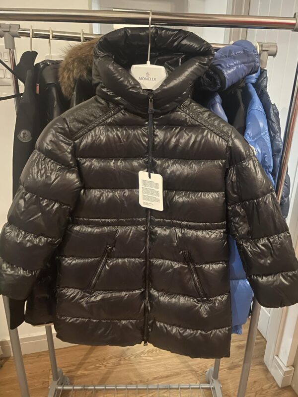Girls black moncler jacket