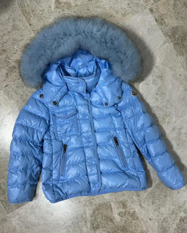 Girls Moncler with real fox fur