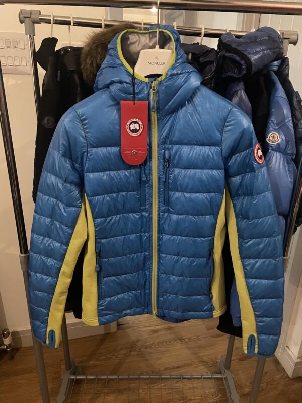 Ladies blue hybrid Canada goose jacket